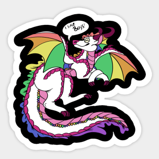 Gay Pride Dragon Sticker